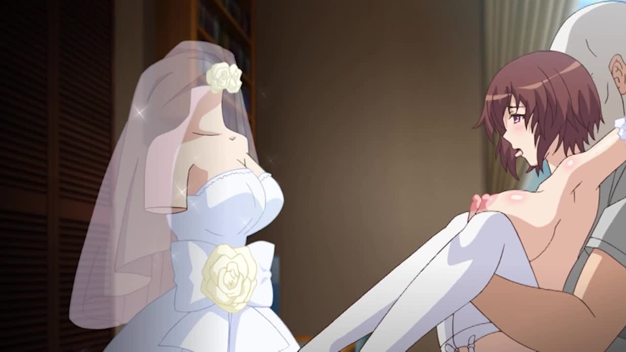 妹エロアニメ【自宅警備員2 第二話 巨乳エリート従兄妹・玲奈 ～穢された花嫁～】サンプル画像１