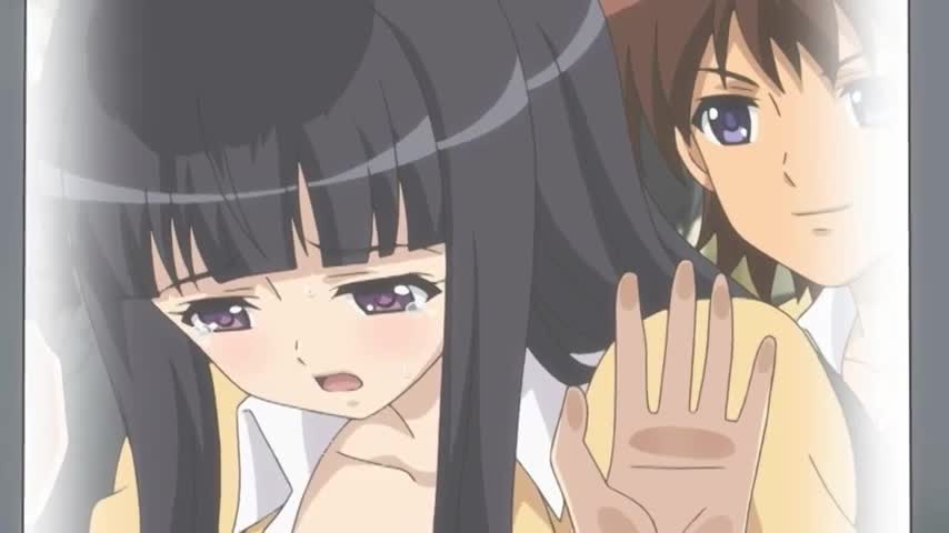 妹エロアニメ【妹とその友人がエロすぎて俺の股間がヤバイ 黒髪ロングでぺたんこ胸なツンデレ妹『海羽』編】サンプル画像2