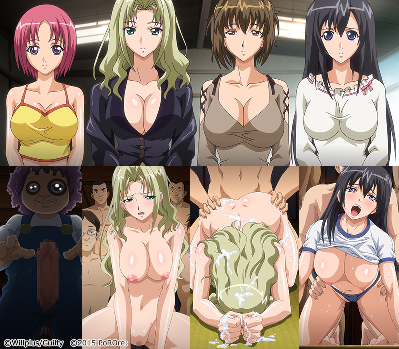 妹エロアニメ【ヘルタースケルター 白濁の村 笑う傀儡（くぐつ） 編】サンプル画像２