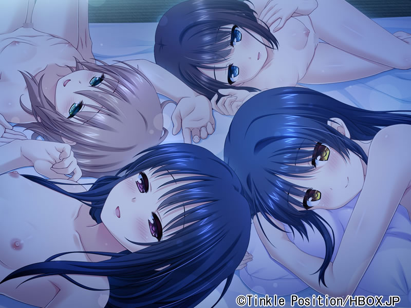 妹スマホゲーム【お兄ちゃん、キッスの準備はまだですか？ エッチの準備もまだですか？】サンプル画像２
ハーレム　姉妹丼　中出し