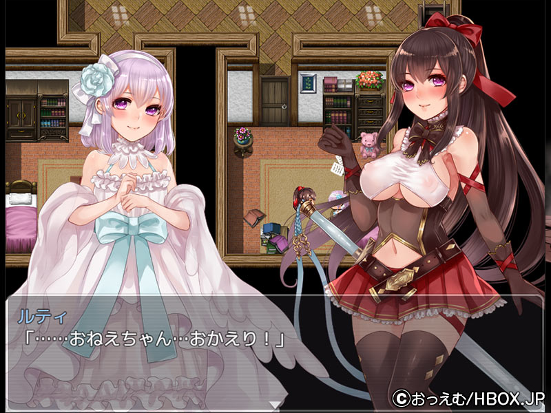 妹スマホゲーム【アルディアの塔】サンプル画像２
巨乳　爆乳　ポニーテール