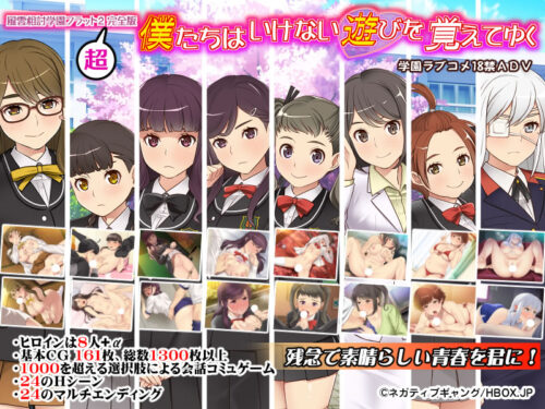 妹スマホゲーム【僕たちはいけない遊びを覚えてゆく～風雲相討学園フラット2～超・完全版】パッケージ大