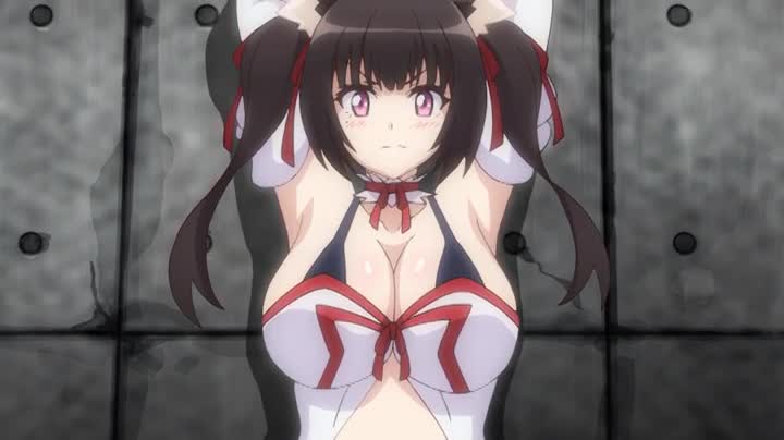 妹エロアニメ【コスプレチェンジ～ピュア系女子大生の危険な性癖～　第二話　巨乳女子大生がコスプレ七変化！？　疑惑の取り調べ室で手錠拘束プレイ♡】サンプル画像１　拘束　コスプレ　手錠　ツインテール