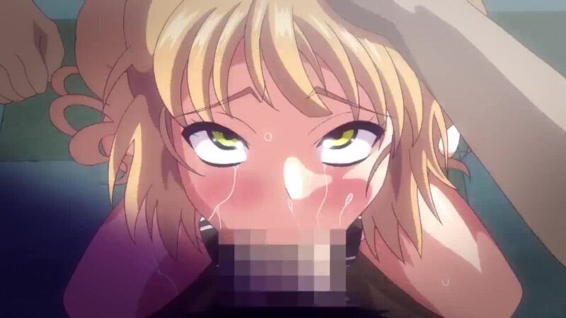 妹エロアニメ【聖●隷学園2 ～前編～ 剥奪された権力】サンプル画像１　イラマチオ　フェラ　強制